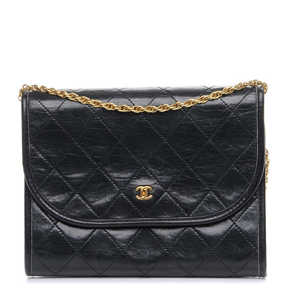Chanel Lambskin Quilted Small Single Flap Black 1 of 8