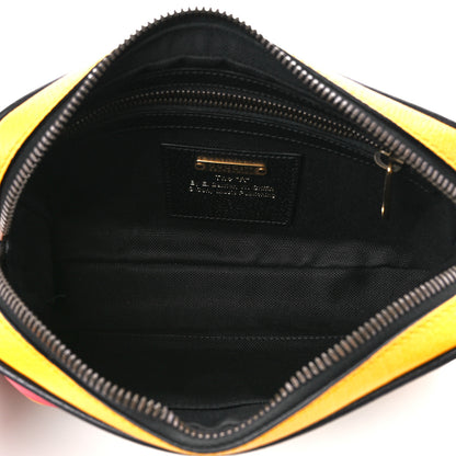 Gucci Textured Dollar Calfskin Music is Mine Belt Bag 90 36 Crop Multicolor Black 5 of 11