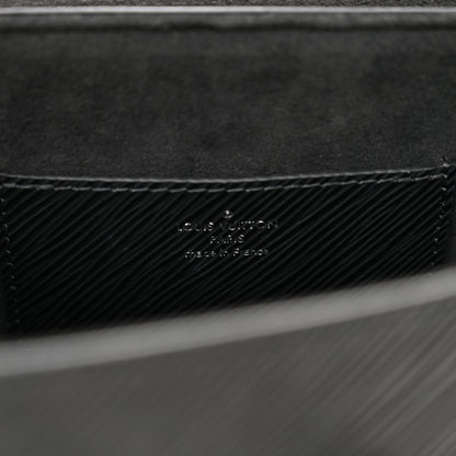 Louis Vuitton Epi Twist Shoulder Bag MM Matte Black 6 of 12