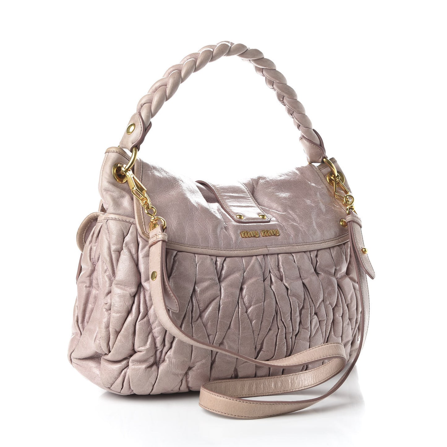Nappa Matelasse Coffer Hobo Mughetto