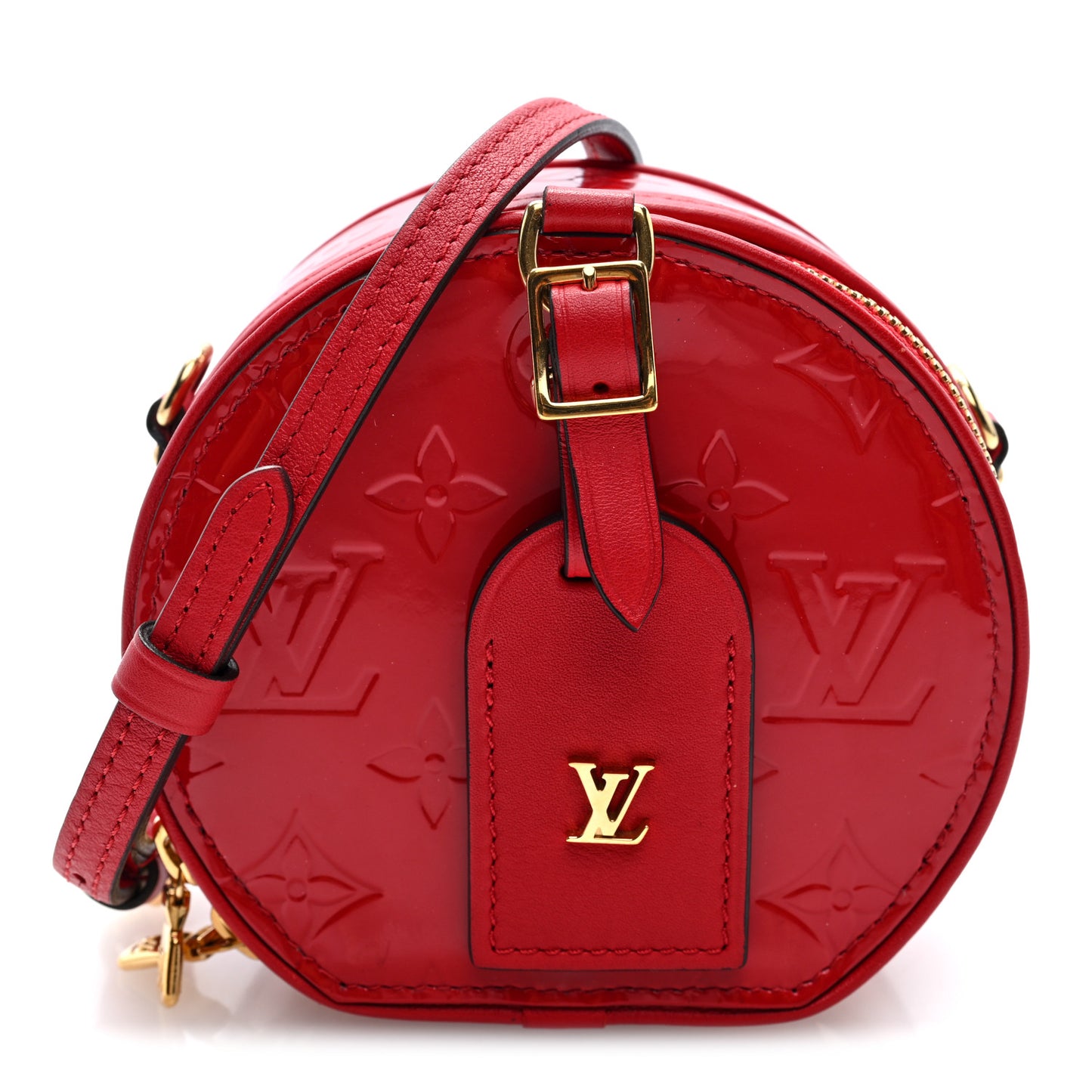 Vernis Mini Boite Chapeau Souple Red