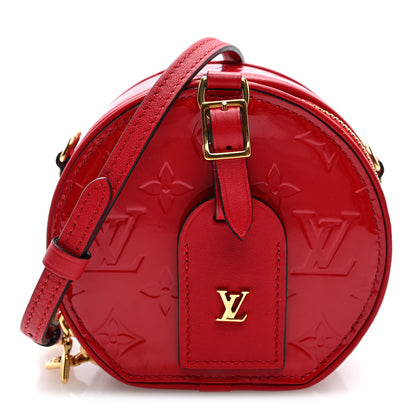 Louis Vuitton Vernis Mini Boite Chapeau Souple Red 1 of 9
