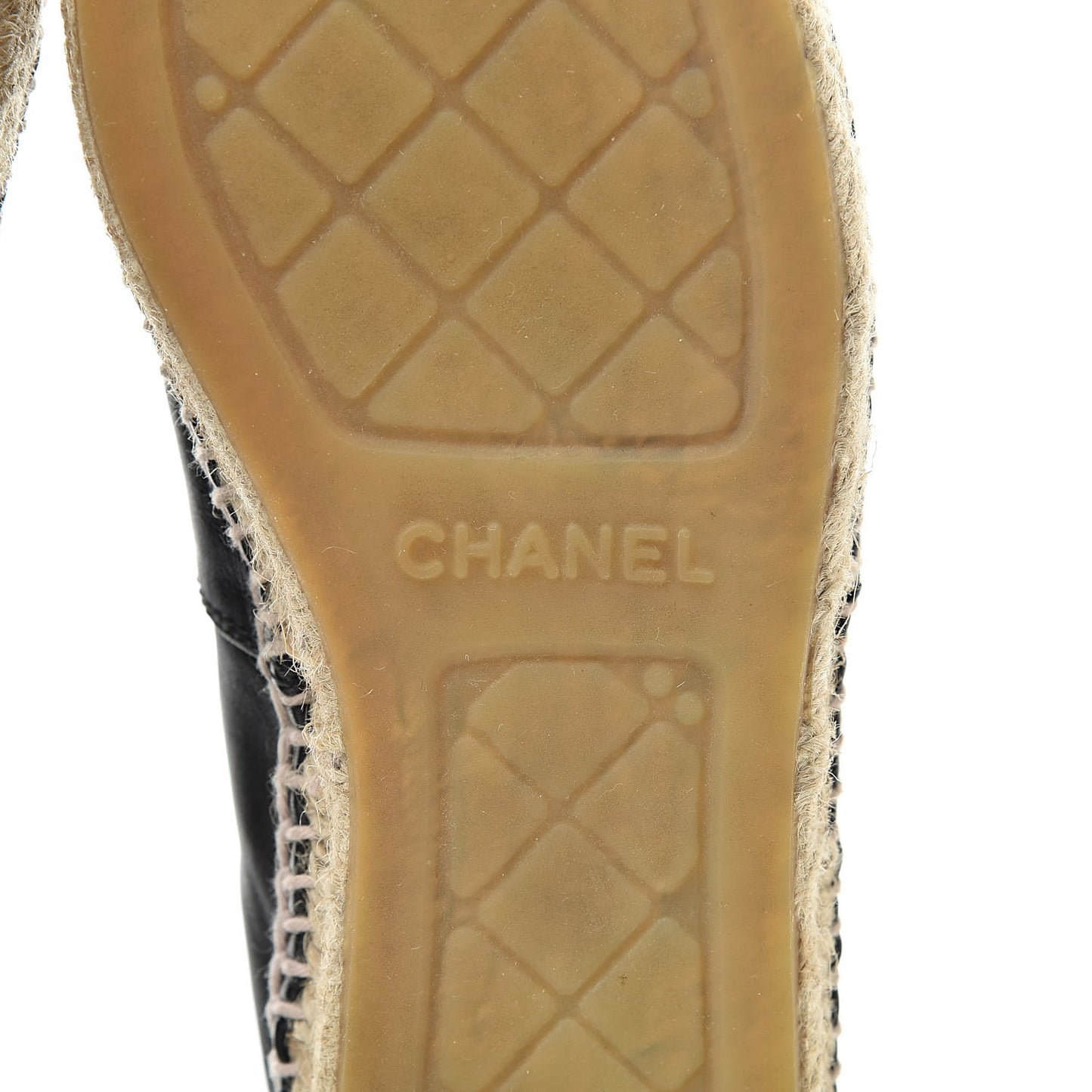 Lambskin CC Espadrilles 36 Black