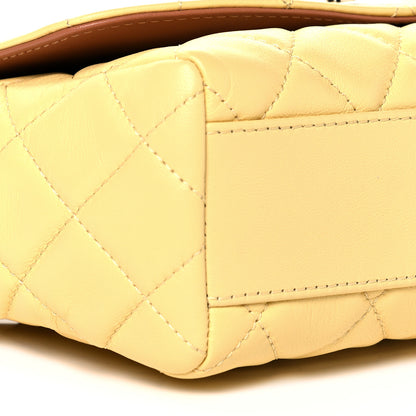 Chanel Lambskin Mixed Fibers Quilted Cocovado Flap Yellow 8 of 9