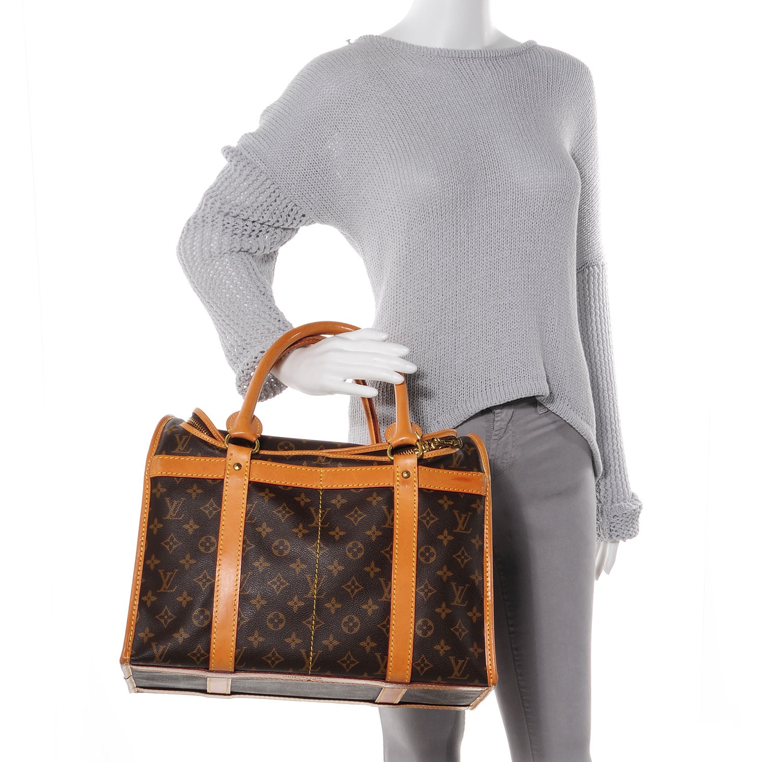 Louis Vuitton Monogram Sac Chaussures Shoes Carrier Case PM 2 of 8
