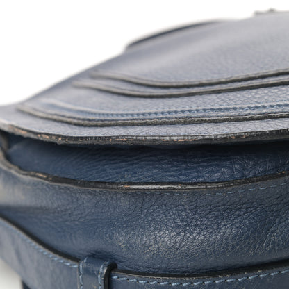 Chloe Calfskin Medium Marcie Round Crossbody Bag Navy 10 of 21