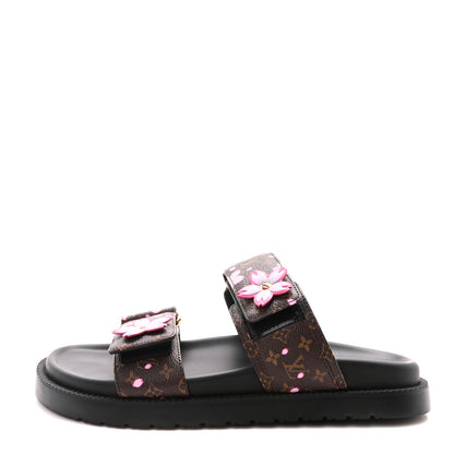 Louis Vuitton LV X TM Monogram LV Sunset Flat Comfort Mule 35 Sakura Brown 1 of 9