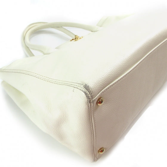 Chanel Caviar Cerf Shopper Tote White 5 of 13