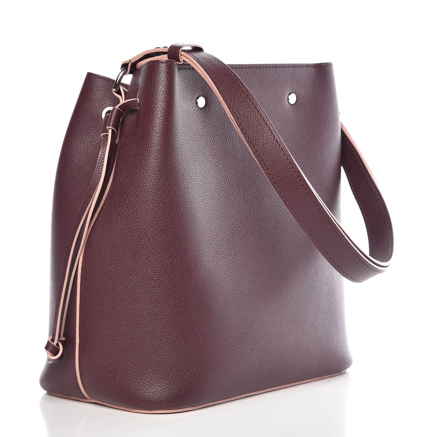 Louis Vuitton Calfskin Lockme Bucket Prune 3 of 12