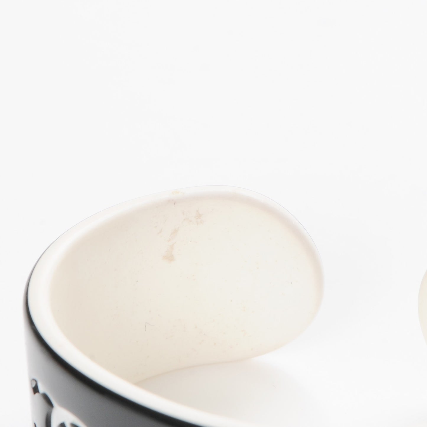 Resin CC Narrow Cuff Black White