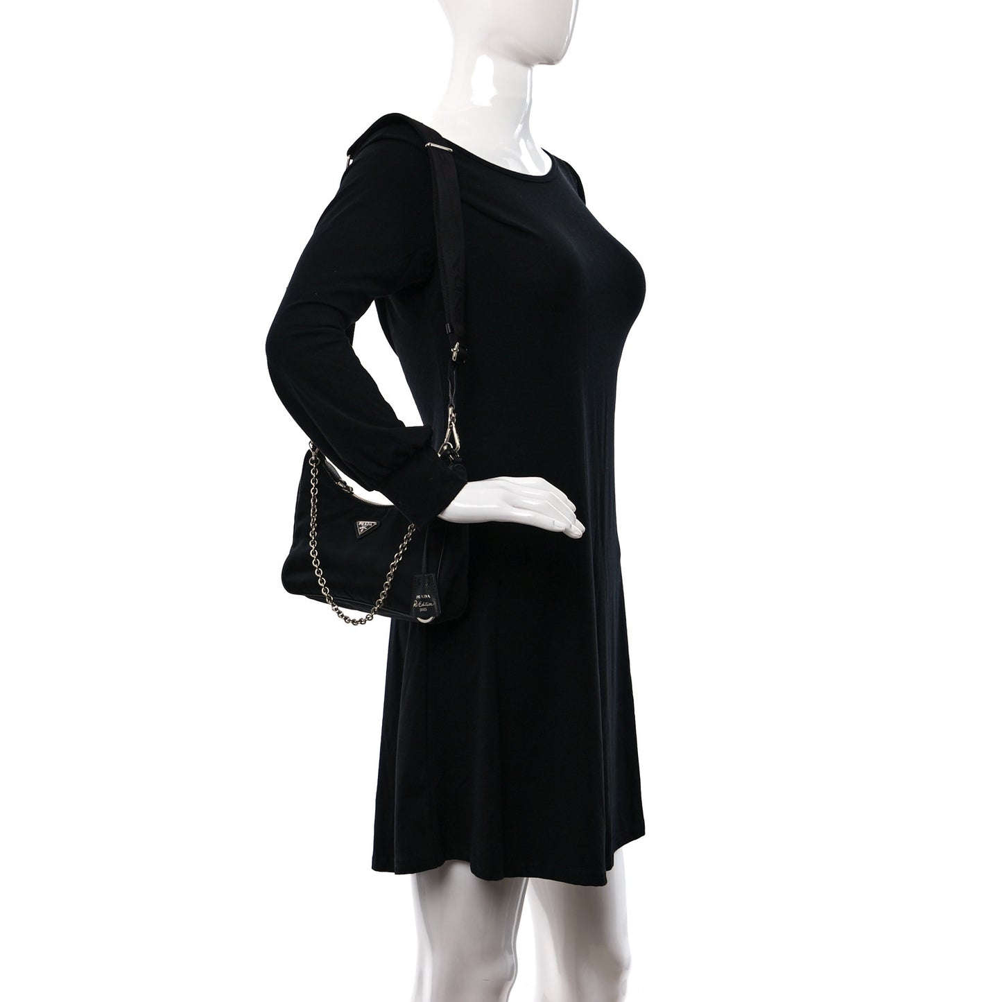 Nylon Re-Edition 2005 Shoulder Bag Black