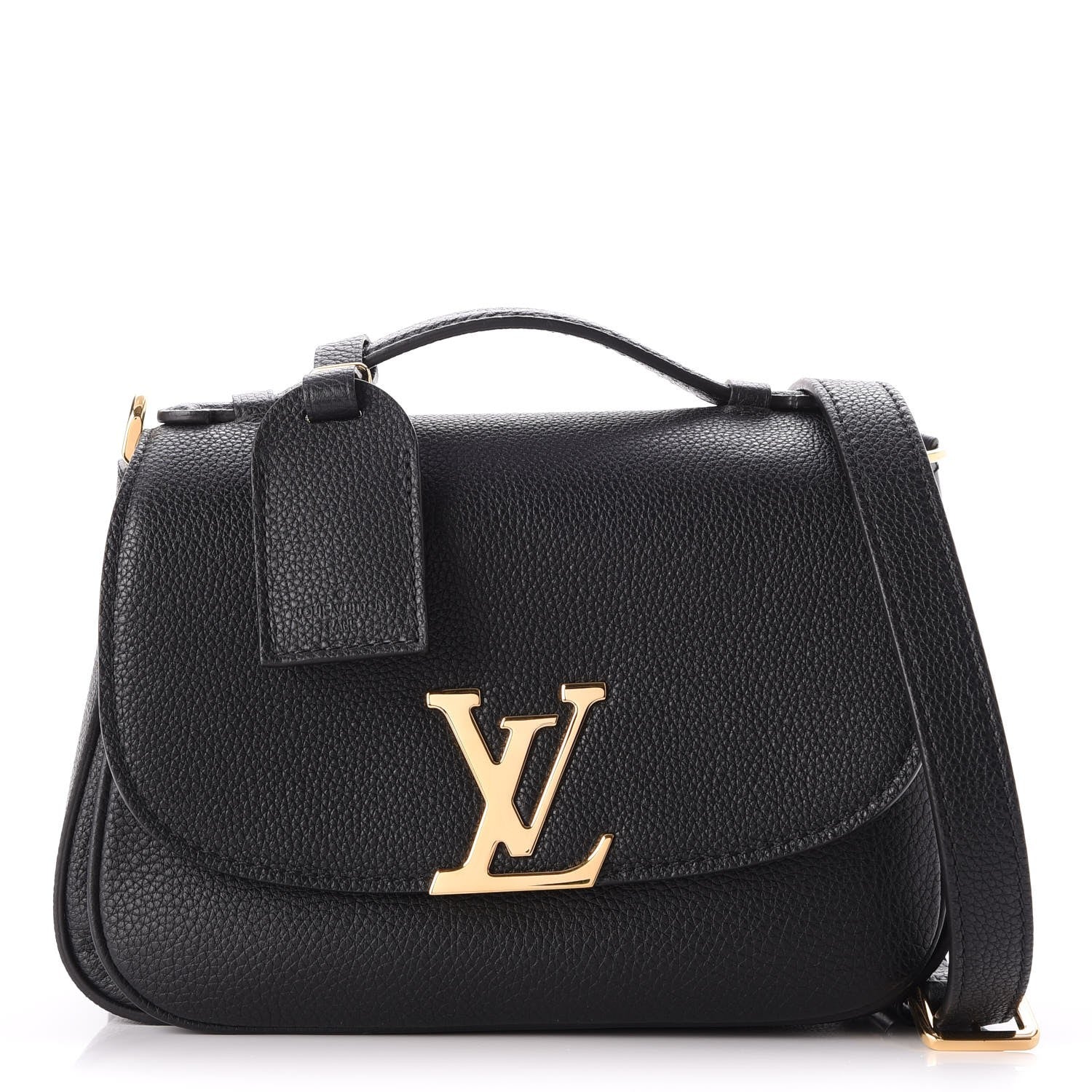 Louis Vuitton Grained Calfskin Vivienne NM Black 1 of 8