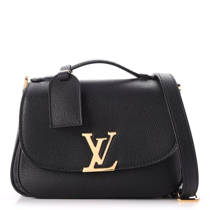 Louis Vuitton Grained Calfskin Vivienne NM Black 1 of 8