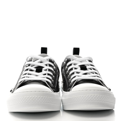 Christian Dior Technical Canvas Mesh Oblique Printed Mens B23 League Low Top Sneaker 43 Black Beige 5 of 10