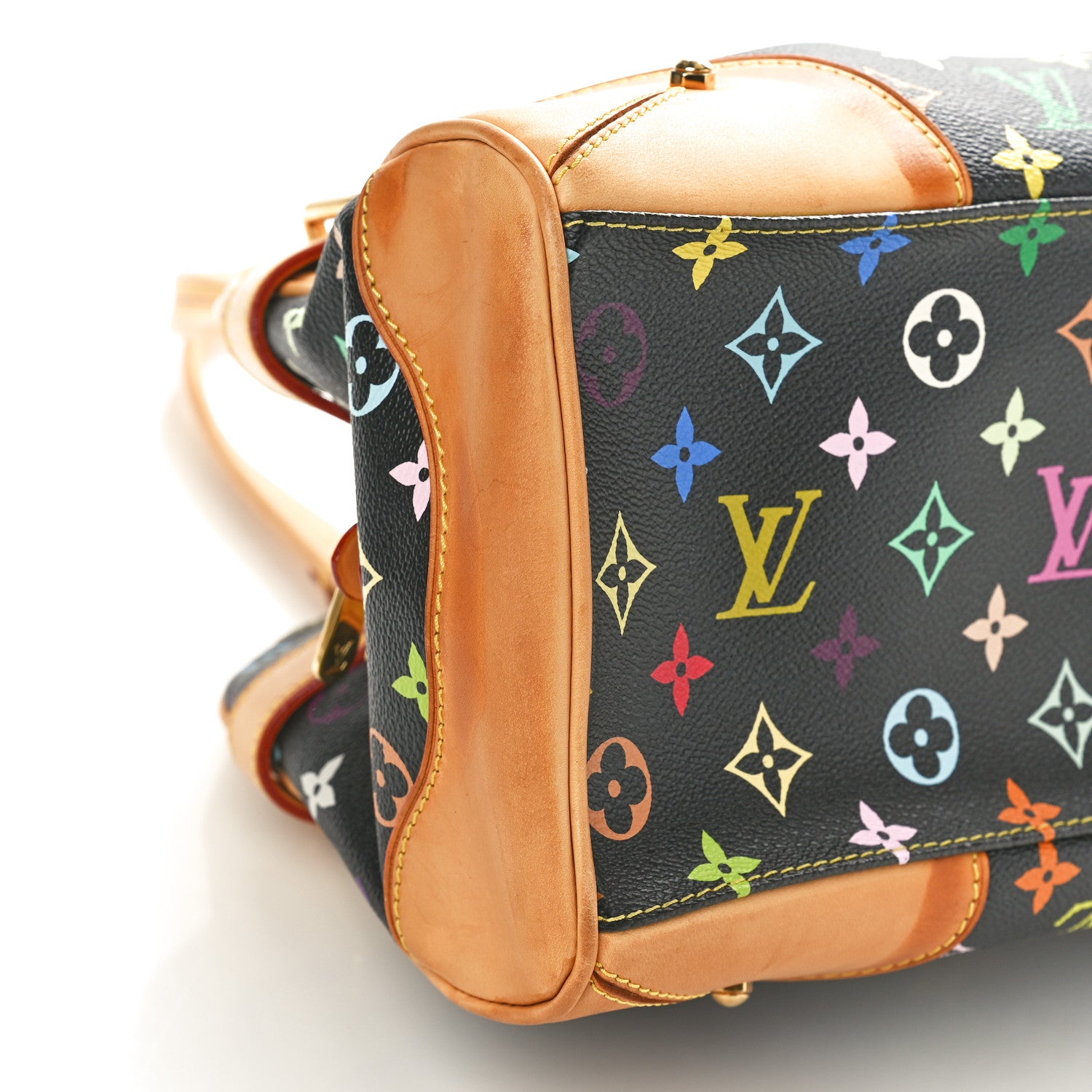 Louis Vuitton Monogram Multicolor Claudia Black 8 of 10