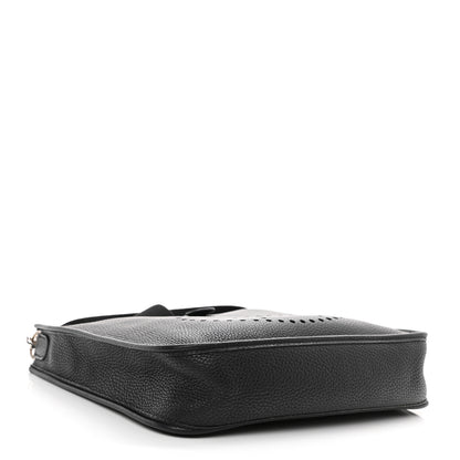Hermes Taurillon Clemence Evelyne PM Black 7 of 17