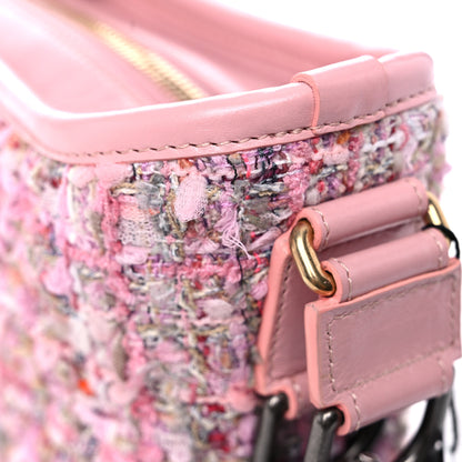 Chanel Tweed Calfskin Small Gabrielle Hobo Light Pink 13 of 14