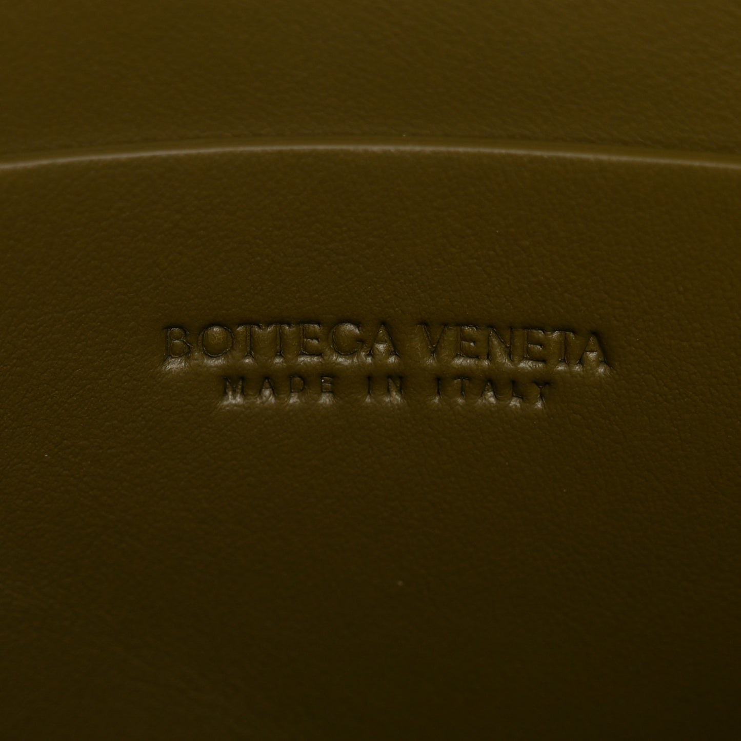 Suede Intrecciato Concert Pouch Cypress