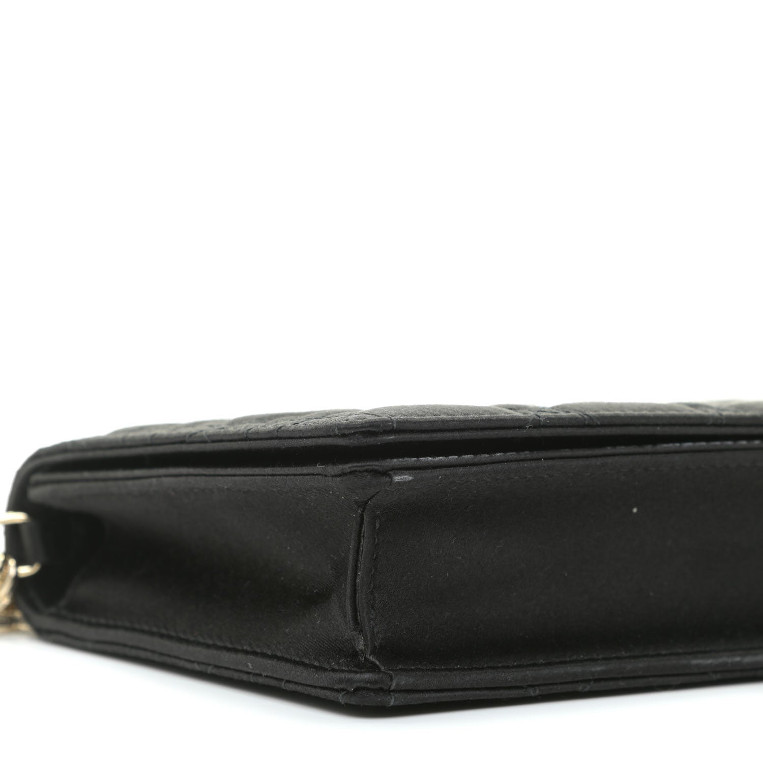 Christian Dior Satin Cannage Lady Dior Clutch Black 5 of 8