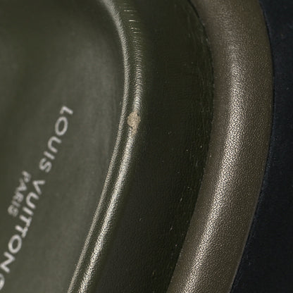 Louis Vuitton Technical Fabric Embossed Monogram Pool Pillow Comfort Mules 40 Khaki 9 of 10