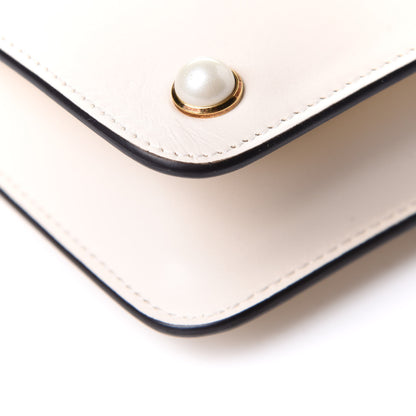 Gucci Nappa Pearl Studded Mini Queen Margaret Broadway Shoulder Bag Mystic White 11 of 17