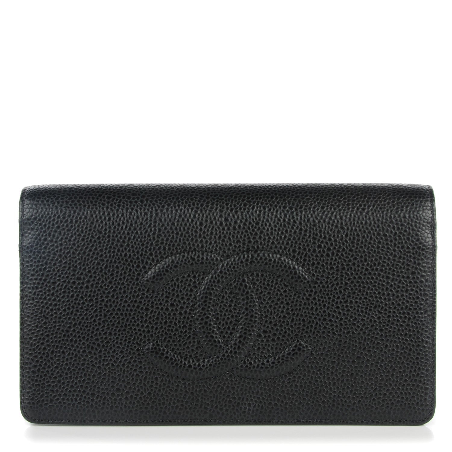 Chanel Caviar Timeless CC Yen Wallet Black 1 of 36