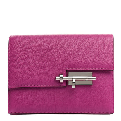 Hermes Chevre Mysore Verrou Clutch Magnolia 1 of 11