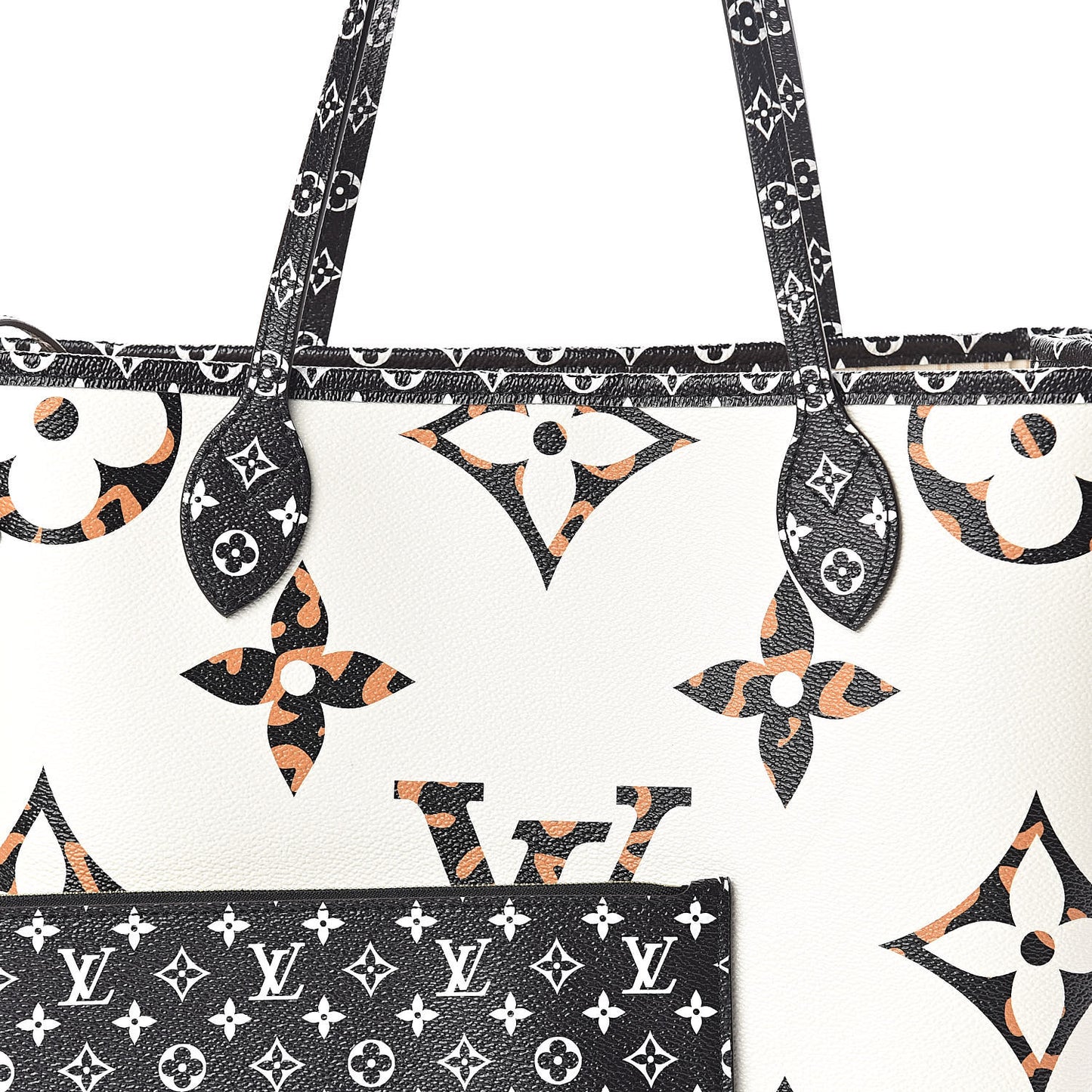 Monogram Giant Jungle Neverfull MM Ivory