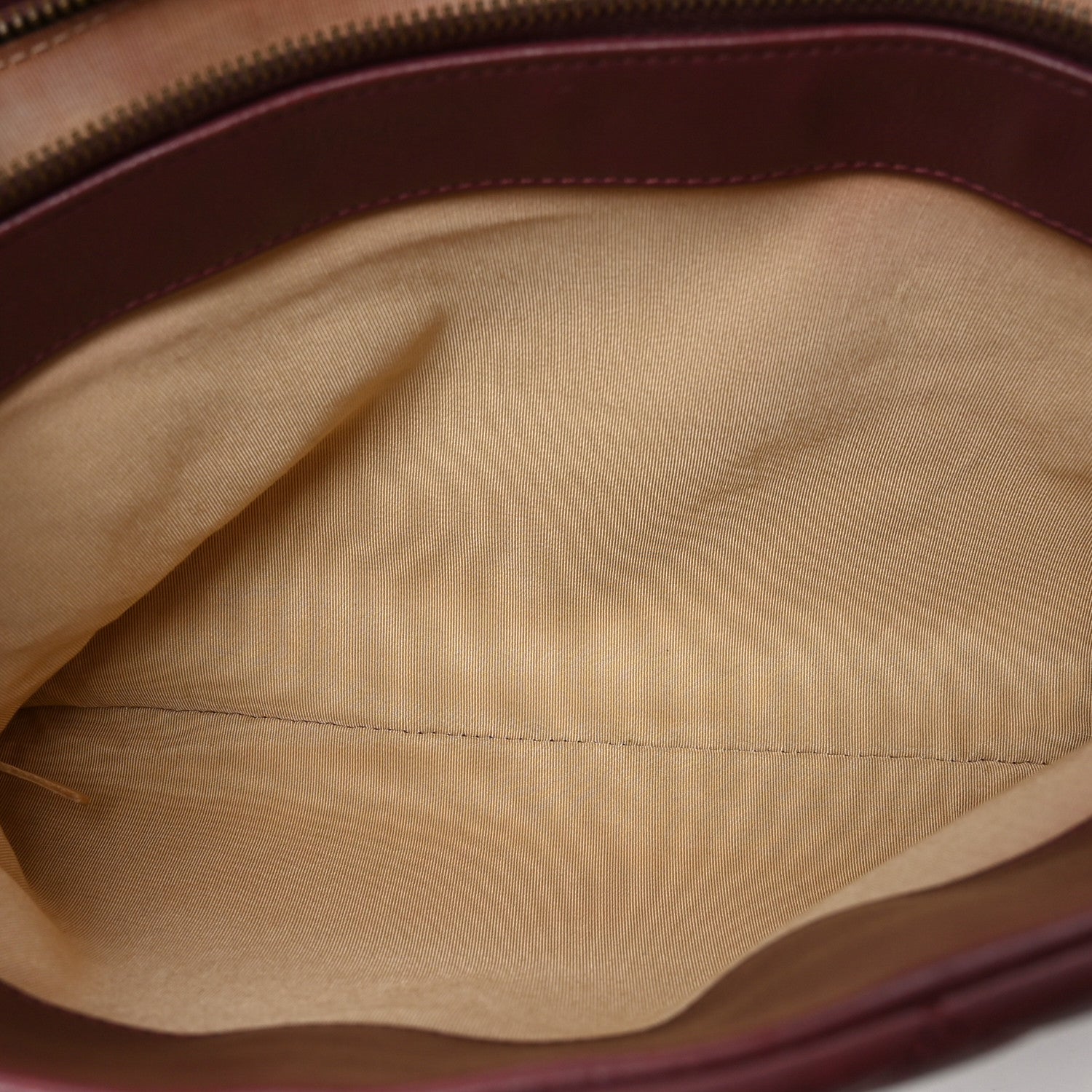 Chanel Calfskin Quilted Small CC Crown Tote Burgundy 5 of 10