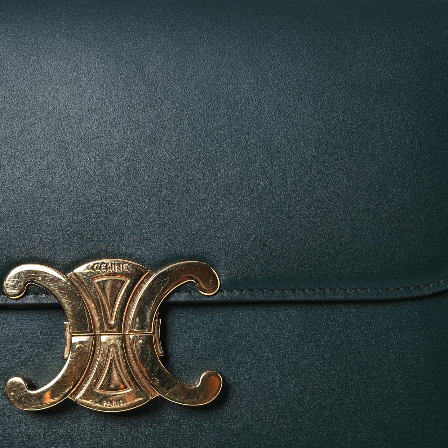 Shiny Calfskin Medium Triomphe Amazone