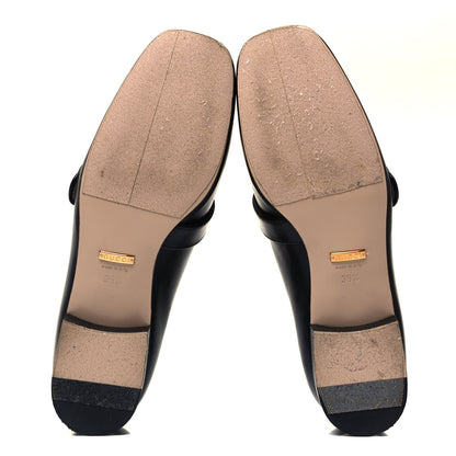 Gucci Malaga Kid Womens GG Marmont Loafers 36.5 Black 5 of 7