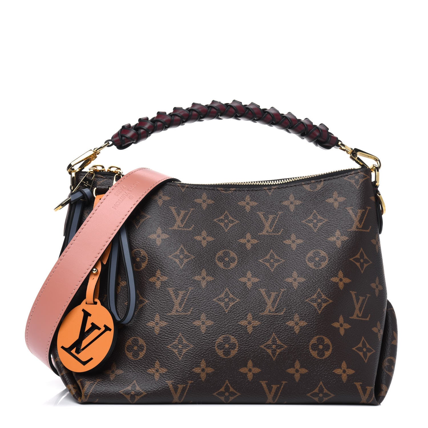 Louis Vuitton Monogram Beaubourg Hobo Mini Bordeaux Red Peach Safran Blue Jean Blue 1 of 5