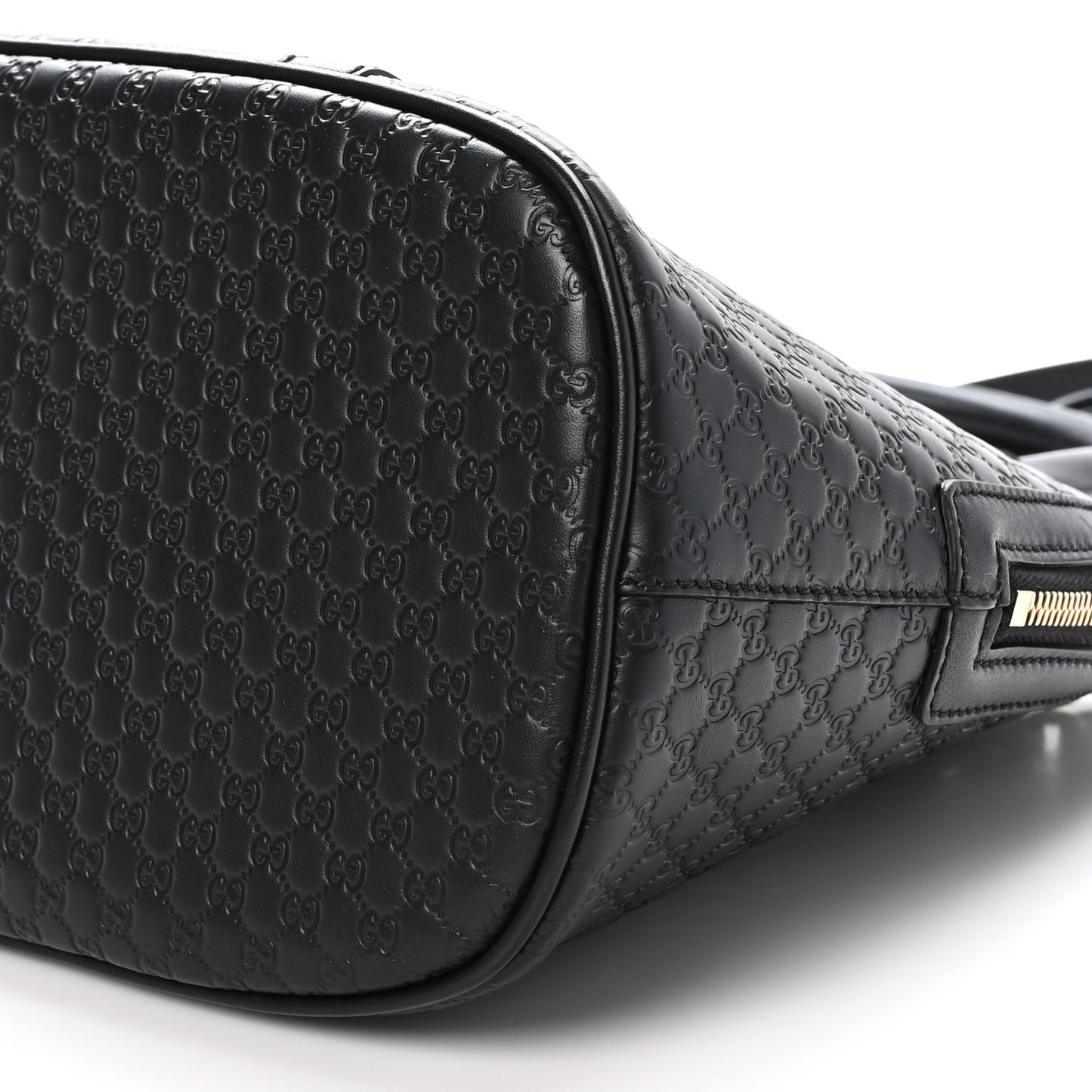 Microguccissima Medium Dome Bag Black