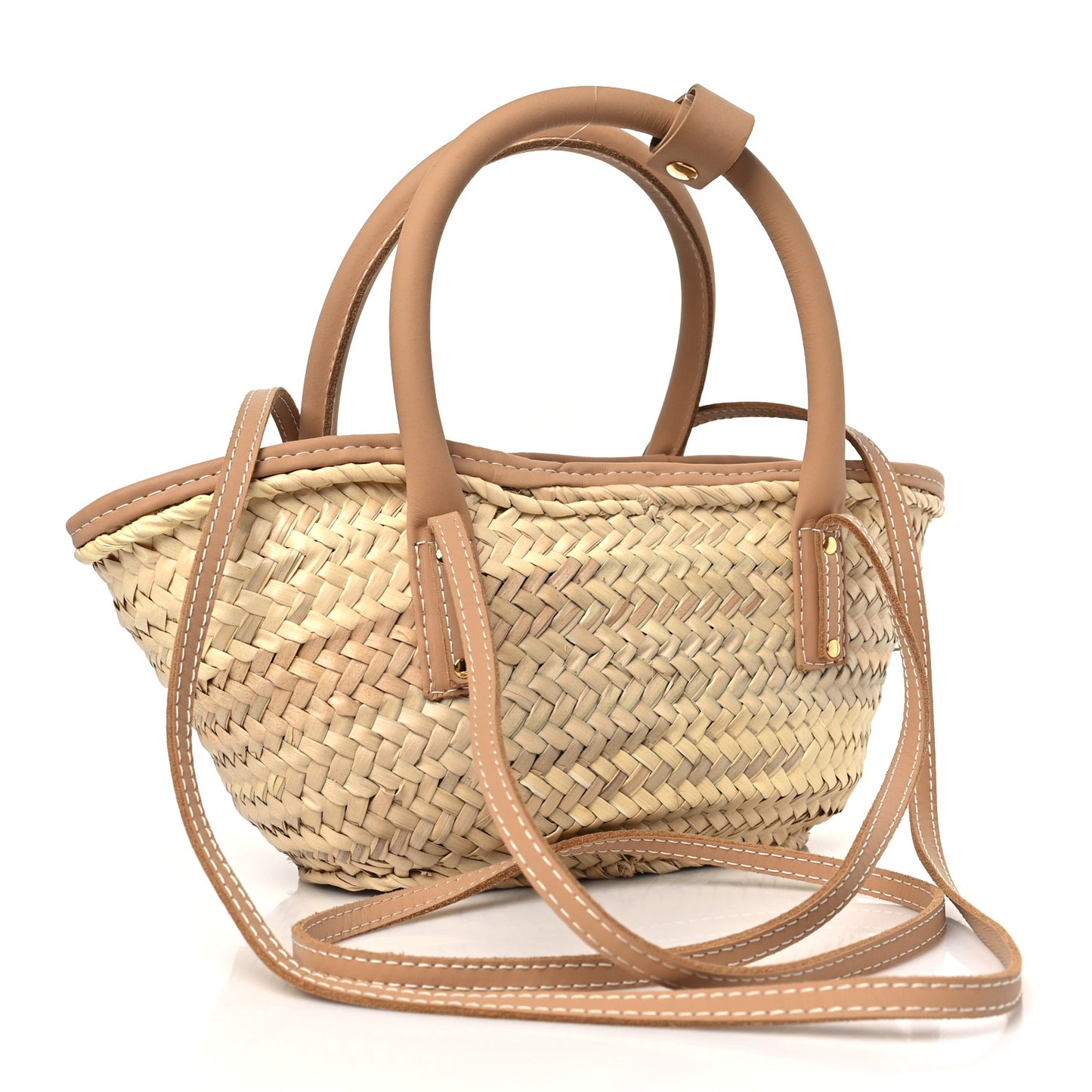 Raffia Le Petit Panier Soli Light Brown