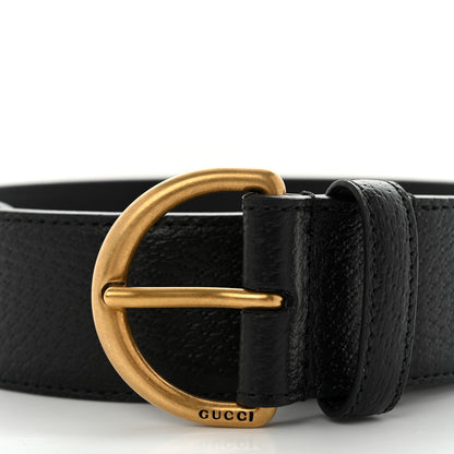 Gucci Textured Dollar Calfskin 40mm Belt 85 34 Black 6 of 6