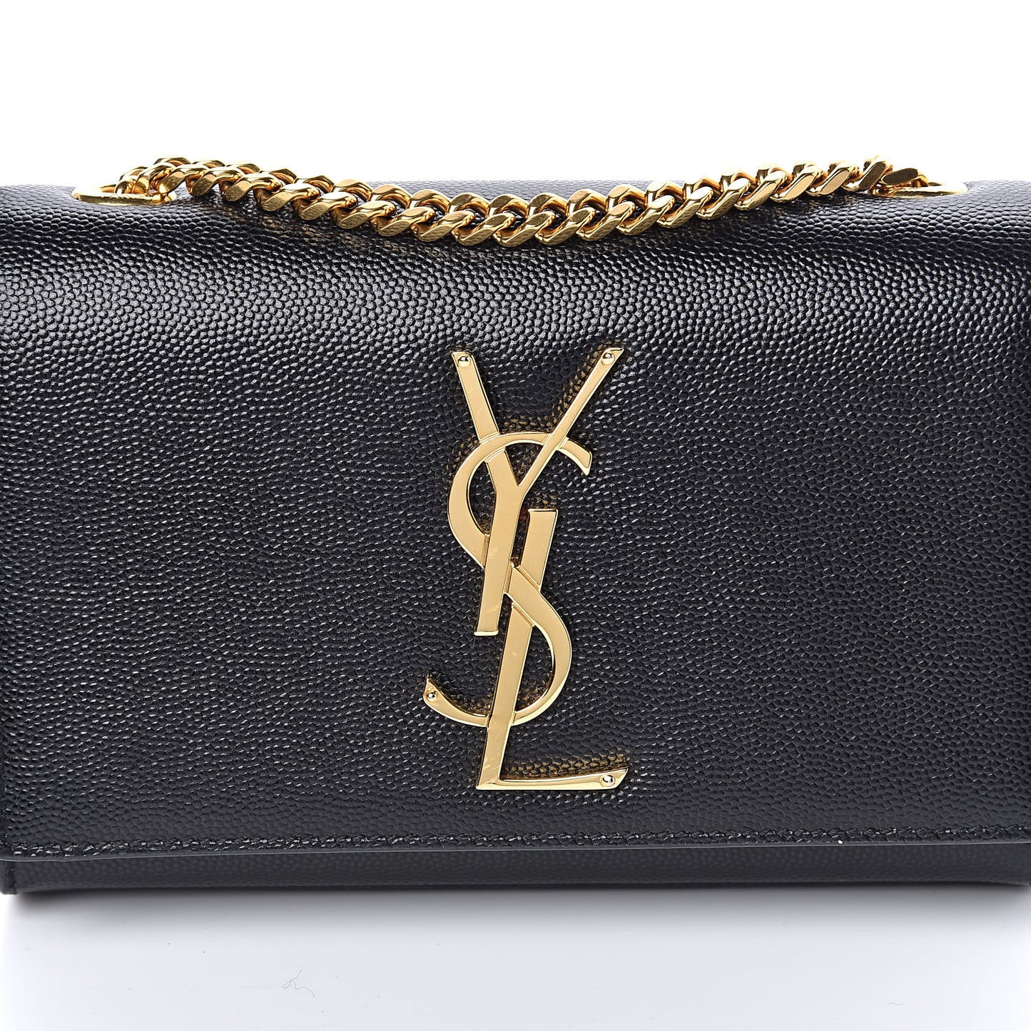 Grain De Poudre Small Monogram Kate Satchel Black