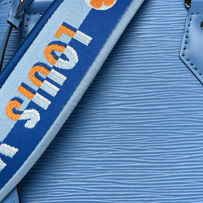 Louis Vuitton Epi Jacquard Alma BB Bleuet 7 of 9