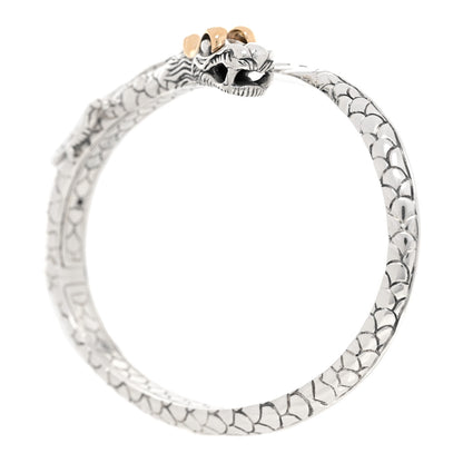 John Hardy Sterling Silver 18K Yellow Gold Legends Naga Dragon Bypass Cuff Bracelet 2 of 5