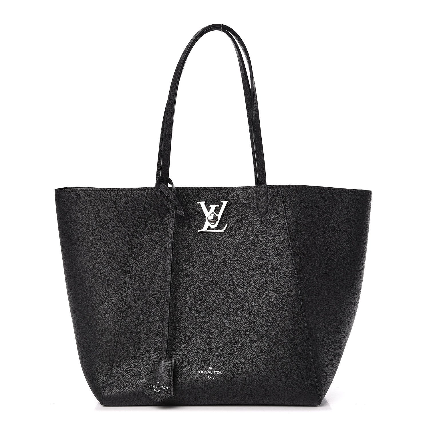 Louis Vuitton Calfskin Lockme Cabas Black 1 of 10