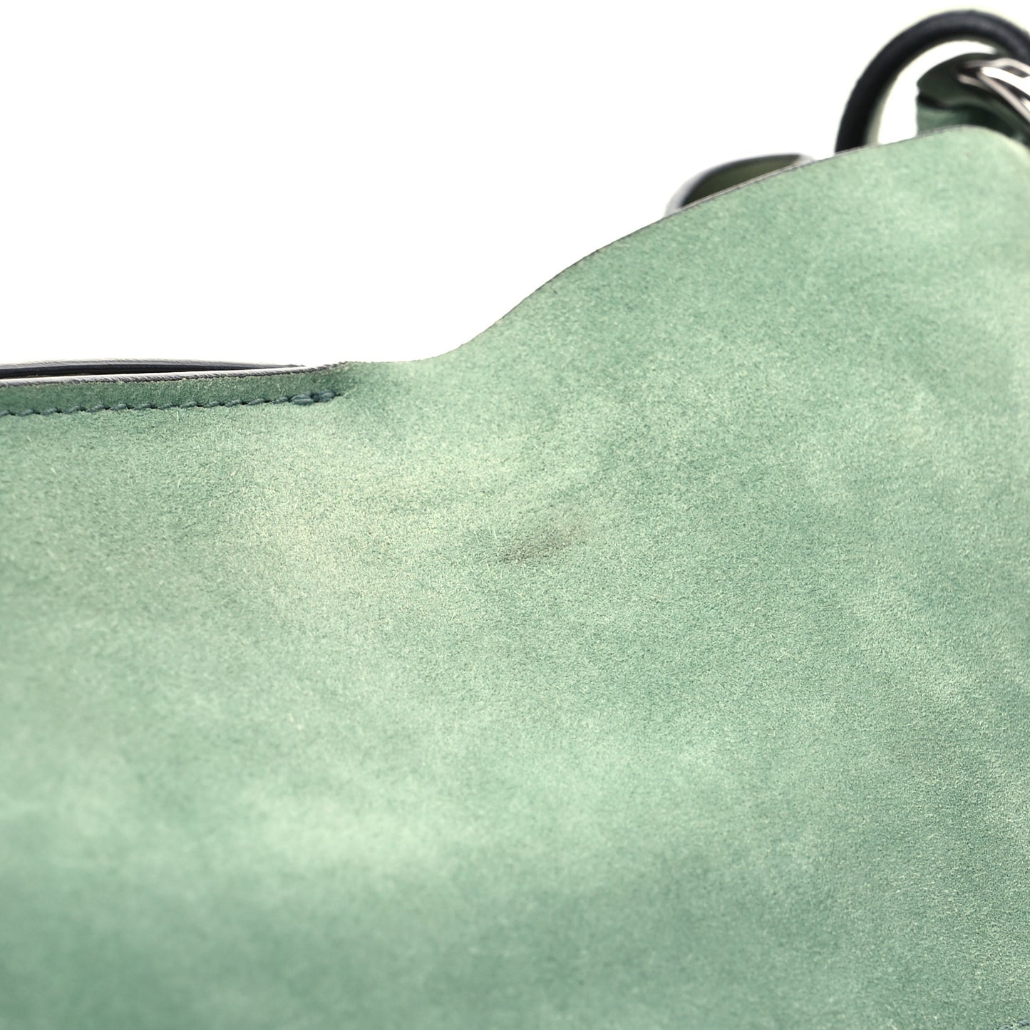 Suede Reverse Hobo Nymph Green