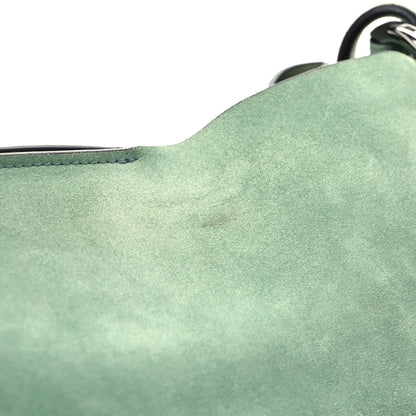 Salvatore Ferragamo Suede Reverse Hobo Nymph Green 8 of 9
