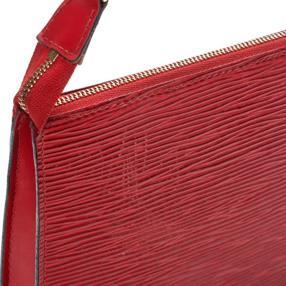 Louis Vuitton Epi Pochette Accessories 24 Castillan Red 8 of 10