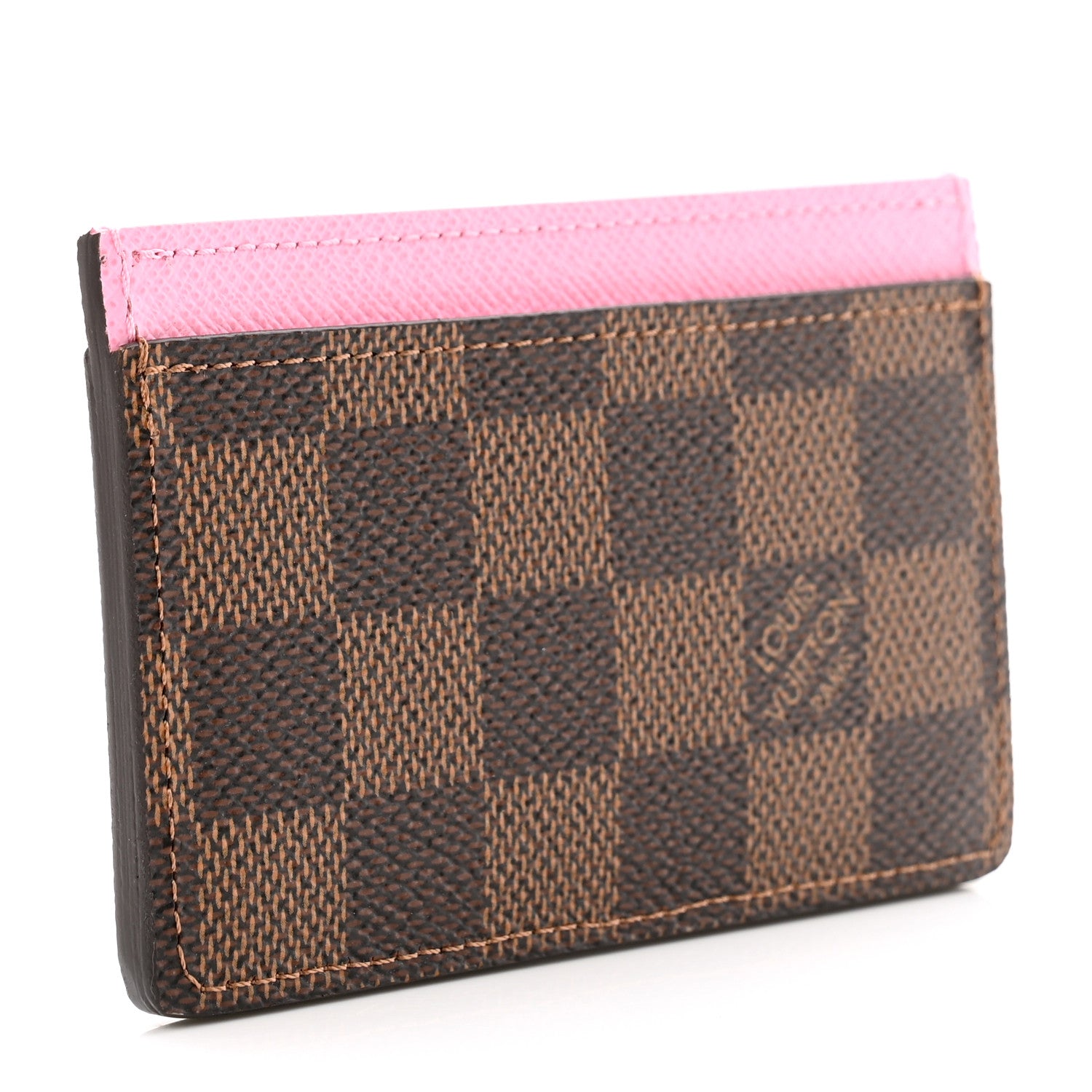 Louis Vuitton Damier Ebene 2023 Christmas Animation Alpine Cardholder Pink 3 of 7