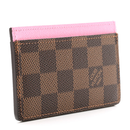 Louis Vuitton Damier Ebene 2023 Christmas Animation Alpine Cardholder Pink 3 of 7