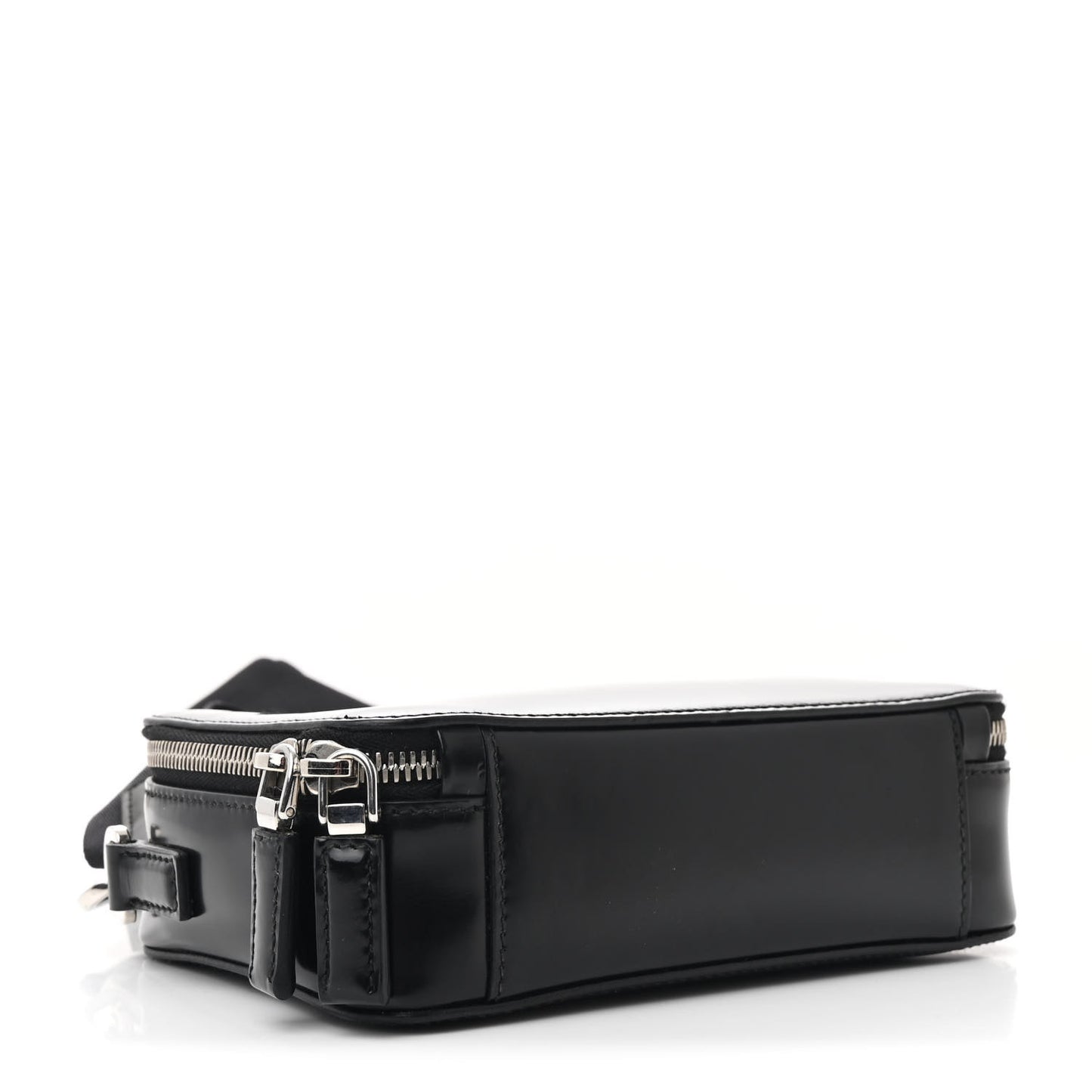 Spazzolato Small Brique Crossbody Bag Black