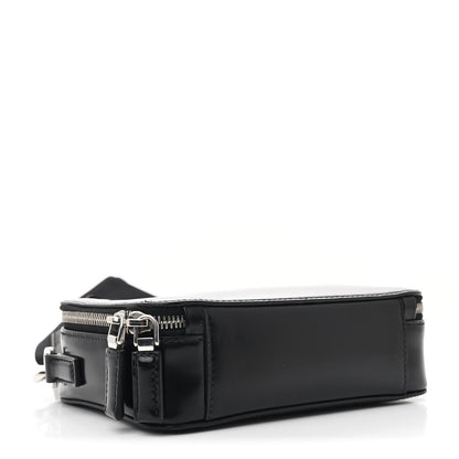 Prada Spazzolato Small Brique Crossbody Bag Black 4 of 10