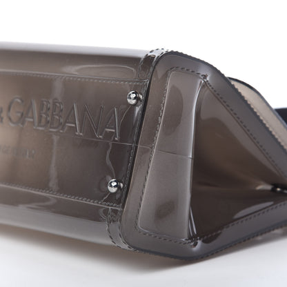 Dolce & Gabbana Rubber Semi Transparent Miss Sicily Satchel Back 7 of 8