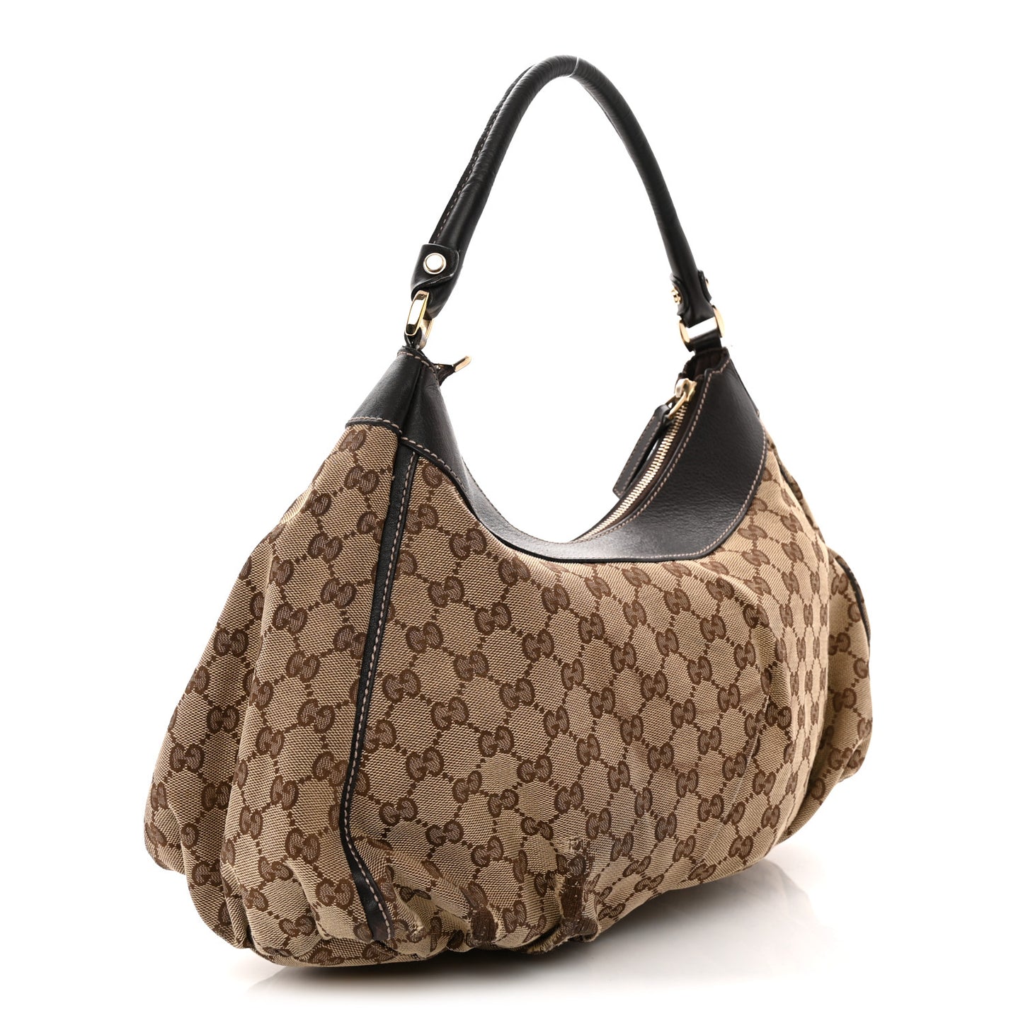 Monogram Large Abbey Hobo Brown