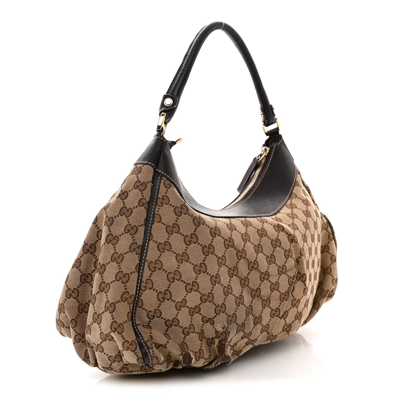 Gucci Monogram Large Abbey Hobo Brown 3 of 13