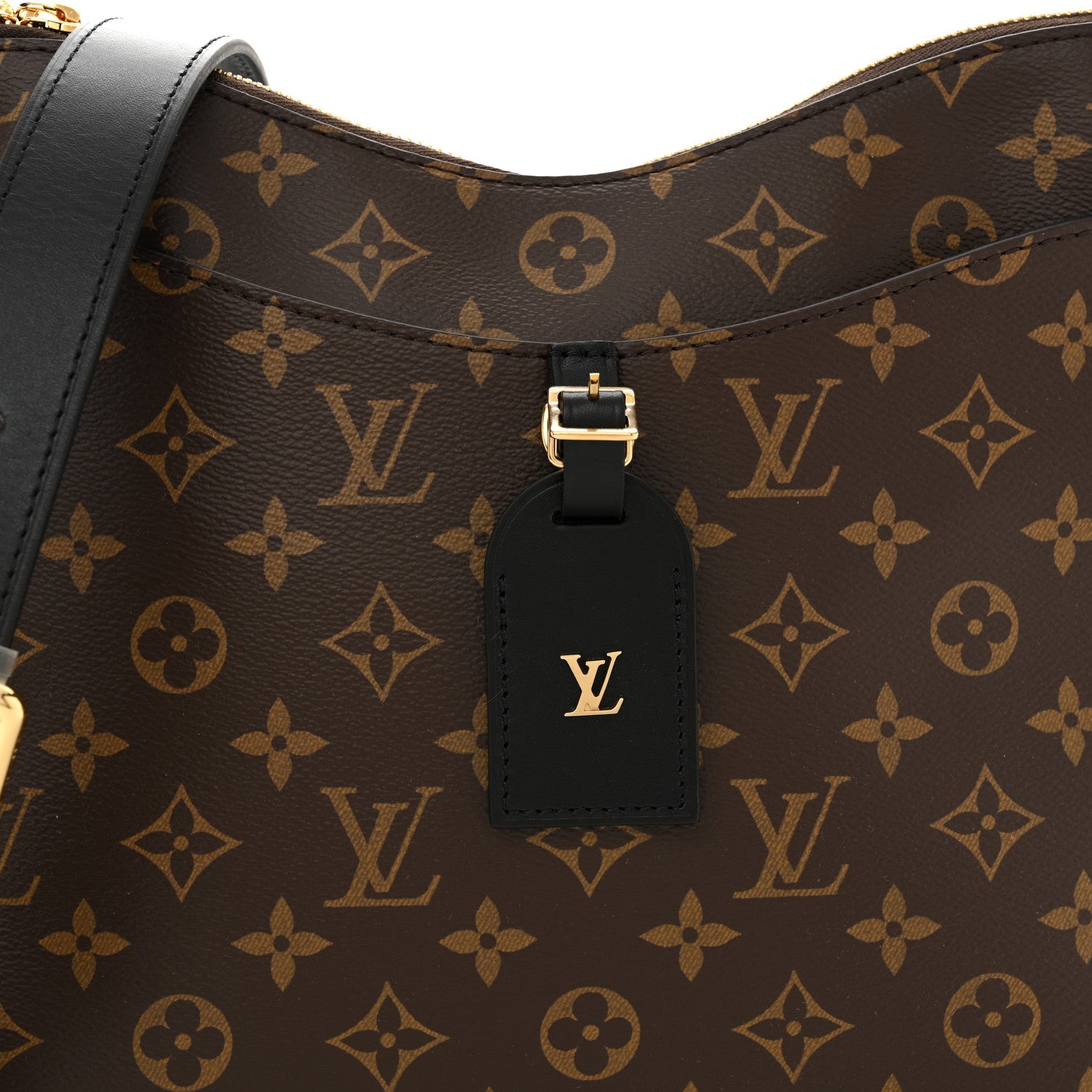 Louis Vuitton Monogram Odeon MM Black 7 of 9